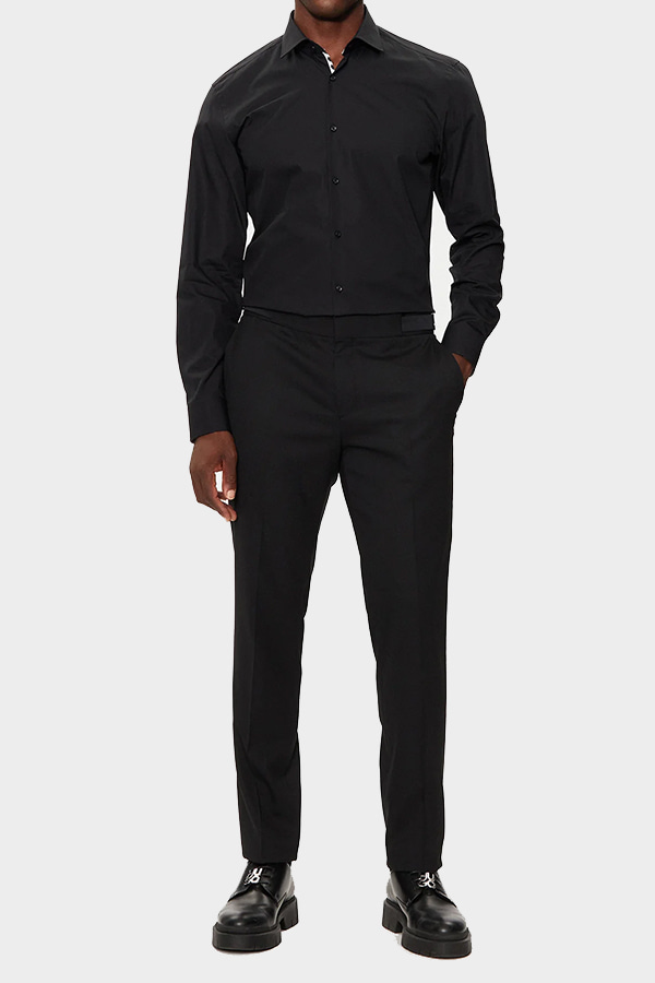 ΠΟΥΚΑΜΙΣΟ HUGO - 001 ΜΑΥΡΟ